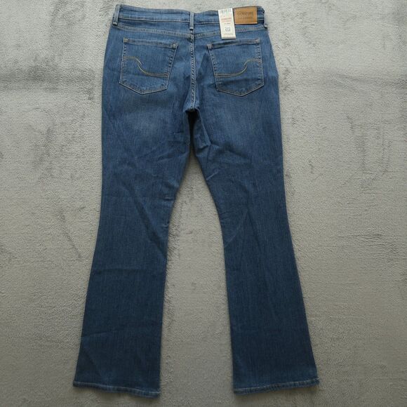 Levi's Signature Jeans Women's 10 Blue Mid-Rise Bootcut Denim 31" Inseam NWT - Picture 9 of 16